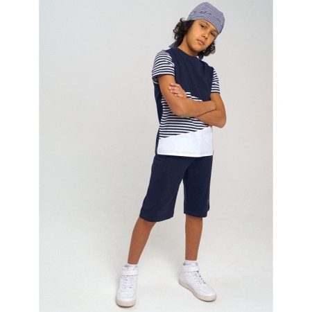 Set for a boy PlayTode: T -shirt and shorts, height 128 cm-2