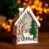 Light decor desktop "houses" 12.5 cm, mix
