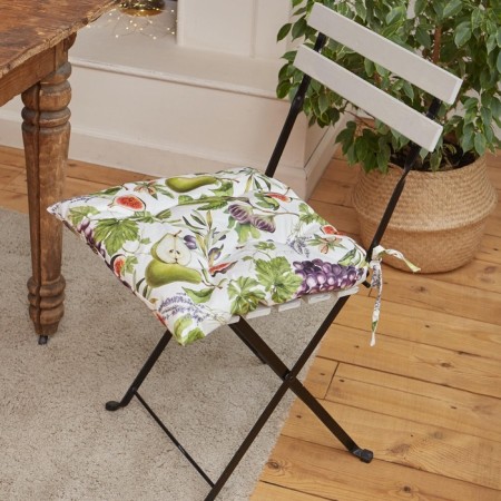 Siddle for a chair "Ethel" Fruit Garden 42x42cm, 100% cotton, 190 g/m2-3