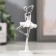 Polystone souvenir "Little ballerina in a white dress" 10x3x4.5 cm