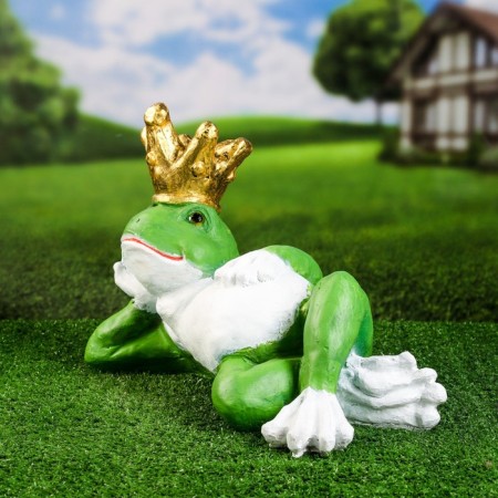 Garden figure "Princess Frog" 39x28x20cm-1