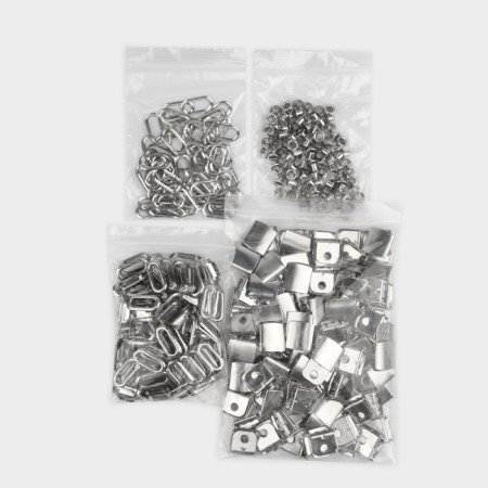 Fleet for cap, with a gross, 2 × 2 cm, silver color, price for 1 set-8