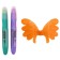 Winx Club Hair Magic "Stella", with wings and markers, 24 cm