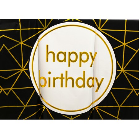 Gridery "Happy Birthday", 137 × 183 cm, black color-3
