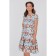 Women's dress with a belt, size 42