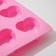 Baking uniform “Heart”, silicone, 26.5 × 18 cm, 6 cells, color mix