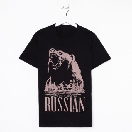 Male T -shirt "Bear" p. 54, black-6