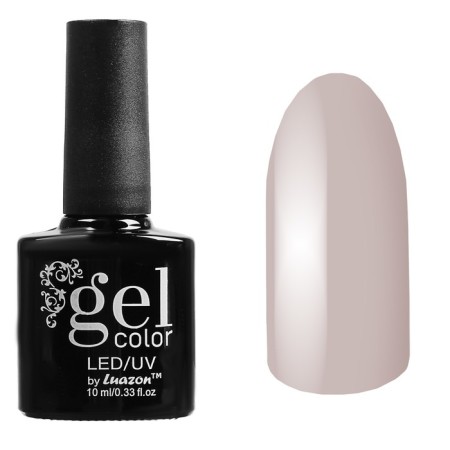 Nail gel polish, 5284-313, three-phase, LED/UV, 10ml, color 5284-313 Dairy