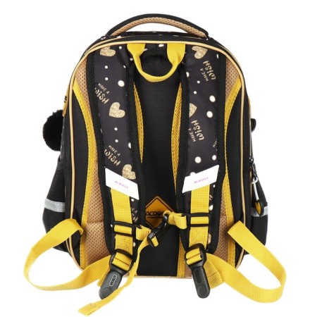 School backpack 37 x 28 x 13cm, ergonomic back, Across 557, gray-4