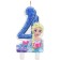 Candle in cake number 4 "Happy Birthday", cold heart, 8.5 × 5 cm