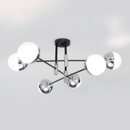 Потолочная люстра в стиле лофт Nuvola, 60Вт, E27, 80x80x33 см