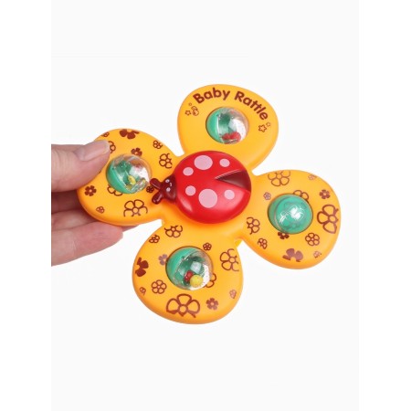 A set of bath toys “Spinners. Butterflies ", 3 pcs, on a suction cup, crush me-11