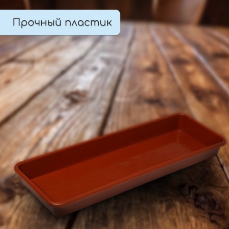 Box for seedlings, 65 × 22 × 7 cm, 9 l, color mix-2