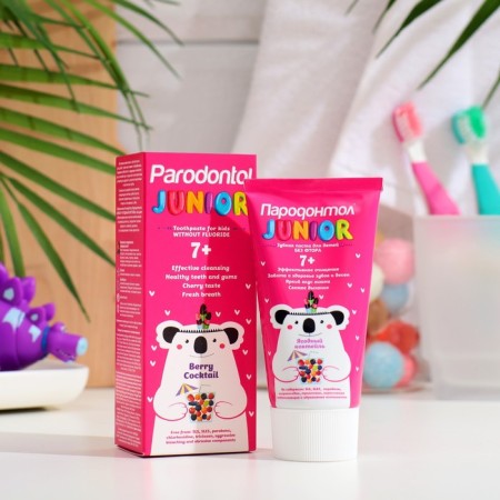 Toothpaste for children periodontlol Junior 7+ berry cocktail, 62 g