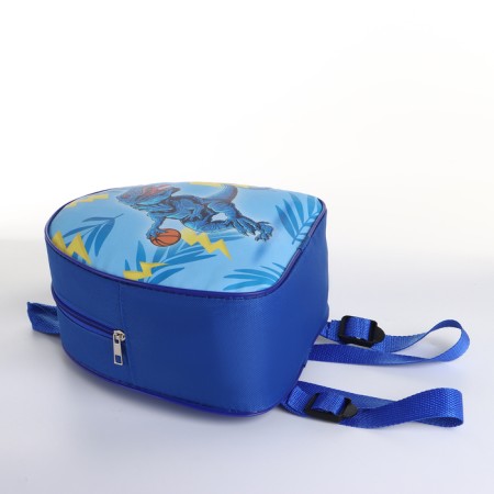 Children's backpack on the zipper "chosen", the color is blue-4