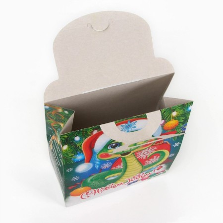 Gift box New Year's snake-bog 26.1 (30.1) x 22 x 10 cm-3