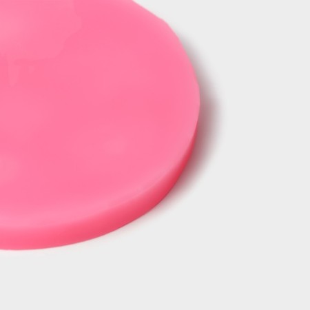 Mold Dolyana "Sea Stars", silicone, d = 8 cm, pink color-4