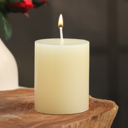 Candle-cylinder aromatic "Jasminovid Madren", 6x7.5 cm