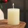 Candle-cylinder aromatic "Jasminovid Madren", 6x7.5 cm