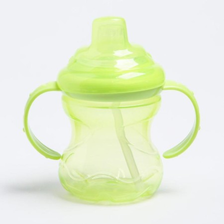 Drunker - children's impotance with a soft nose, 240 ml., With handles, pink color-6