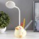 LALA table lamp LED 3W battery yellow 9.5x11x33 cm Risalux