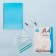 A4 drawing folder, 10 sheets with a horizontal frame, 180 g/m²