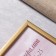 Photo frame pine c19 gold 25x25 cm (plastic screen)