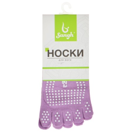 Sangh yoga socks, p. 36-39 cm, lilac color-3