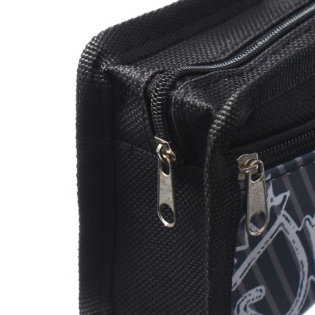 School Penal on the zipper Calligrata "Sport", 2 departments, black-3