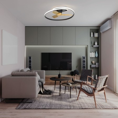 Mantra Ocean, LED, 4200-6000K, 2700-5000K, 780x730x220 mm, black color black-2