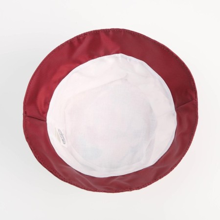 Panama "Flowers", burgundy color-3