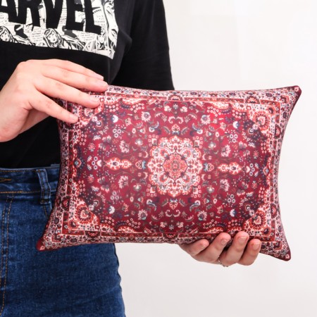 Pillow - anti -stress "carpet", burgundy-5