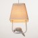 Lamp Bayerlux "Palom" E27 40W white 18x18x35-85cm