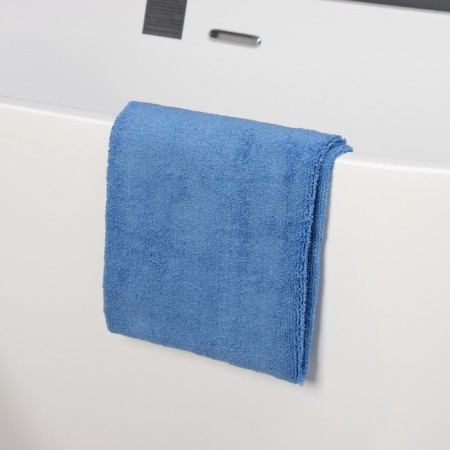 Raccoon rag, 220 g/m², 60 × 80 cm, microfiber, ultrasound, 2 pcs, blue color-4