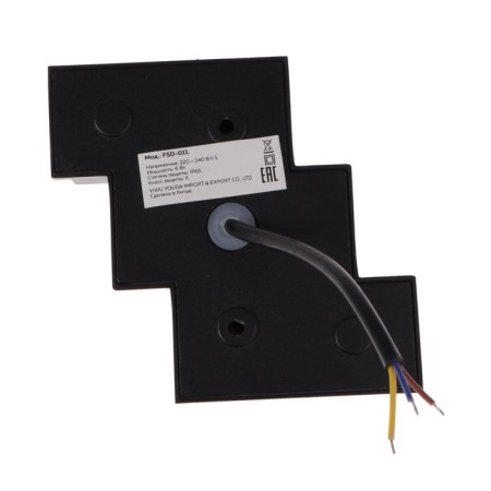 Facade lamp "Ray", FSD-011, 6 W, 3000K, 3 rays, IP65, 220 V, metal, black-5