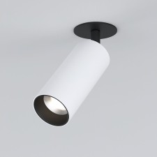 Lamp ceiling Elektrostandard, Diffe Led 10 W, 52x52x185 mm, IP20, white, black color