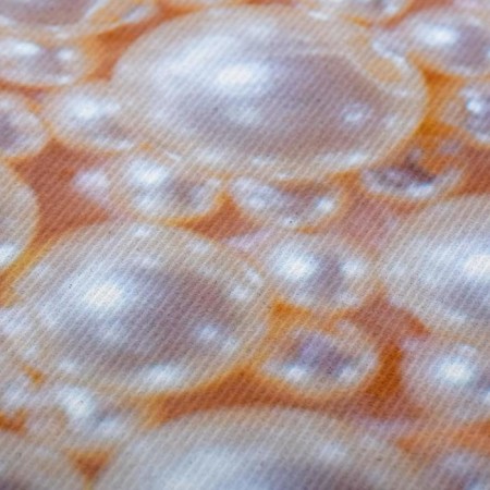 Moisture matting rug Velur Spa "Pearls", round 60 cm-3