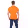 T -shirt male plain, orange color, size 56