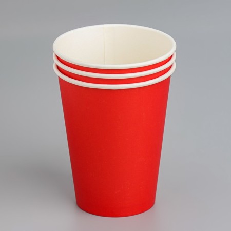 Paper glass "red" 350 ml, diameter 90 mm-1