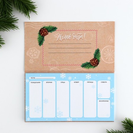 New Year's gift set, stickers, glider and pen "New Year's Fairytale Gift"-1