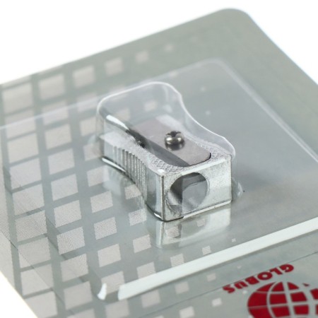 Globus sharpener, 1 hole, metal, mowed edge-1