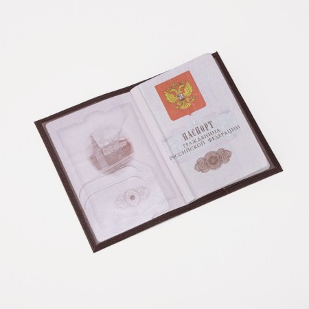 Cover for passport, color, cappuccino-4
