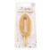 Candle for the cake the number "Golden Pattern", 10.2 cm, digit "0"