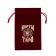 Tarot bag, velvet, burgundy, 12x18 cm