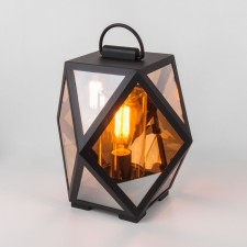 Landscape Light Elektrostandard, Ambra, 322x322x345 mm, E27, black color