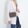 Cross-Bodi bag on zippers, external pocket, brown color