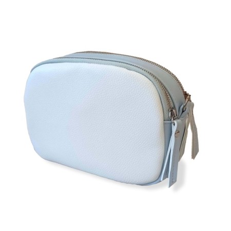 Cross-Bodi bag, 2 parts with lightning, white/blue/powder color-3