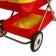 Puppet stroller No. 13, red/yellow color