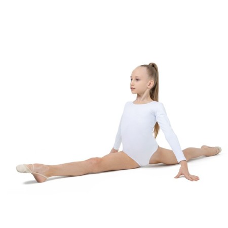 A swimsuit for gymnastics and dancing Grace Dance, p. 28, white color-4