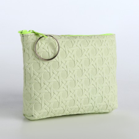 Women's wallet with lightning, yellow color-1